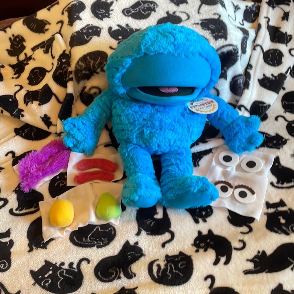 Elmo’s Monster Factory Blue Monster from FAO Schwartz